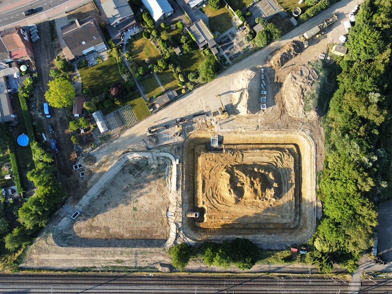 Construction of a drinking water reservoir in our Living Lab Flanders